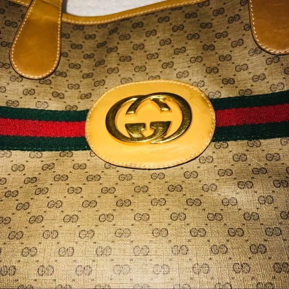 Vintage EUC large Gg tote bag - Picture 10 of 15